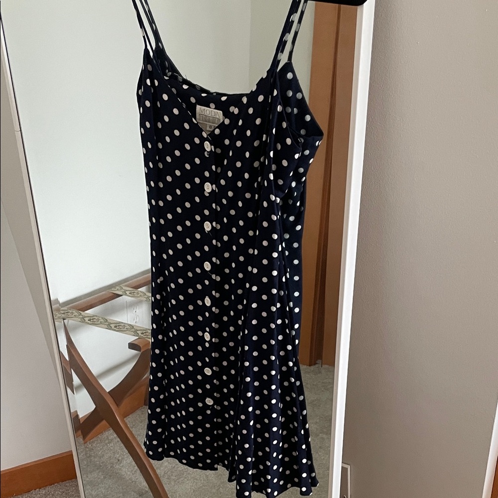 Vintage 90s Navy dress